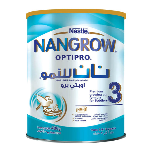 Nangrow | Optipro Growing Up Milk Formula Stage 3 (1-3 Years) | 800gm