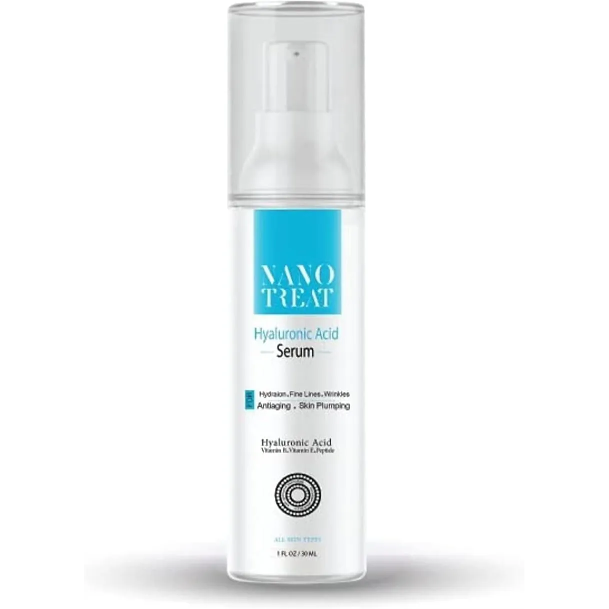 Nano Treat | Serum with Hyaluronic Acid for all skin types for both sexes | 30ml