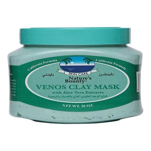 Nature's Bounty | Venos Facial Clay Mask with Aloe Vera Extract | 600gm