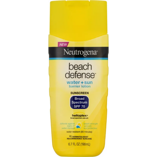 Neutrogena | Beach Defense Sunscreen Lotion SPF 70, 6.7 fl oz | 198ml