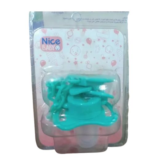 Nice Baby | Pacifier with Cover & Chain | 1 Pc