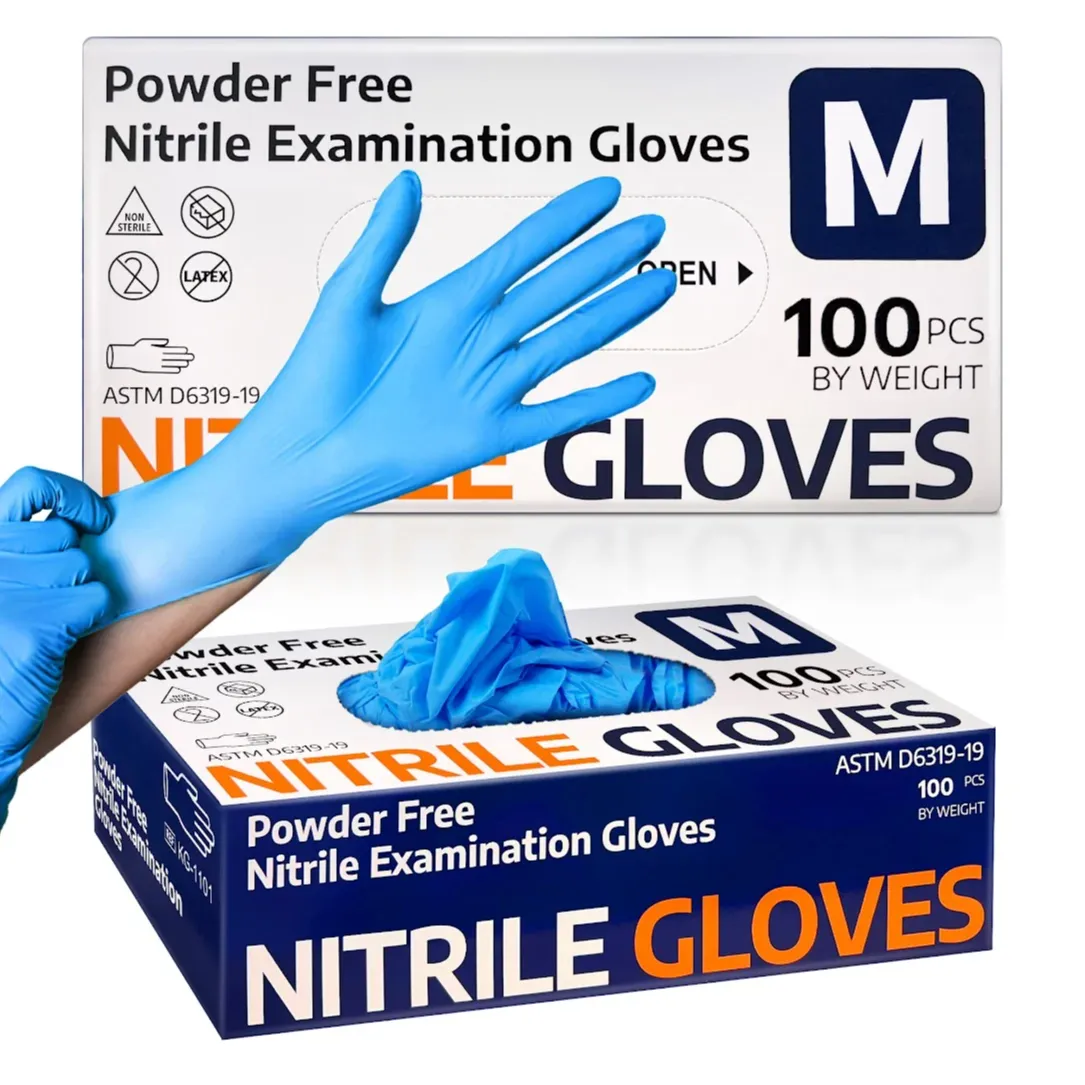Nitrile Examination Gloves M | 100 Pcs