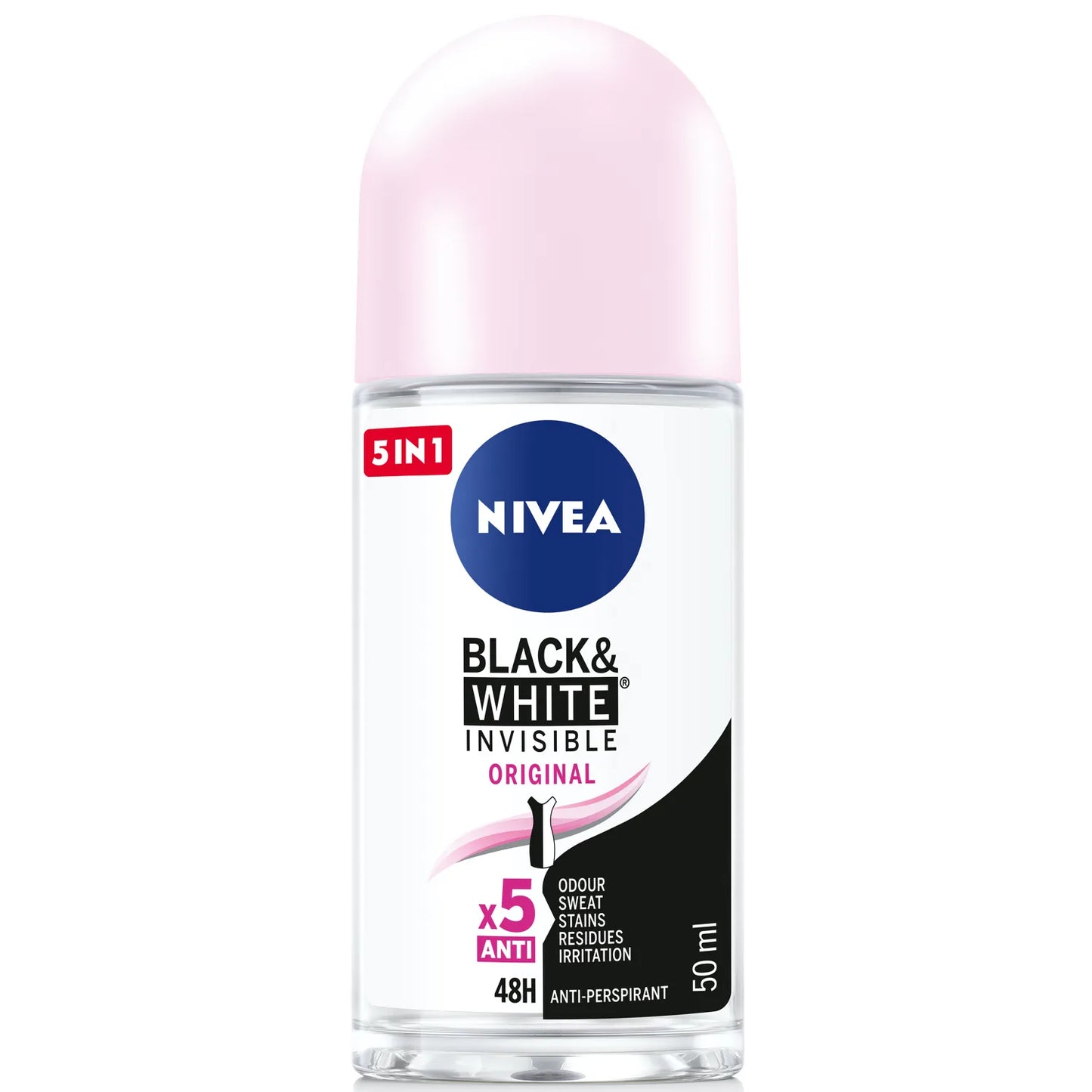 Nivea | Invisable Black & White Roll On Original for Women | 50ml