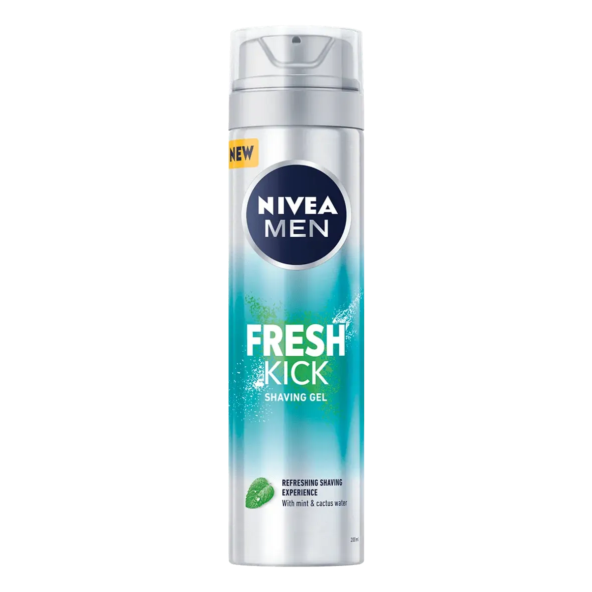 Nivea | Men Fresh Kick Shaving Gel with Mint & Cactus Water | 200ml