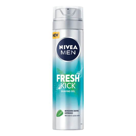 Nivea | Men Fresh Kick Shaving Gel with Mint & Cactus Water | 200ml