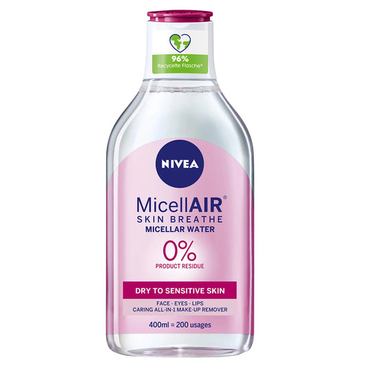 Nivea | Micellar Water Makeup Remover Dry & Sensitive Skin | 400ml