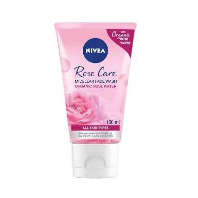 Nivea | Rose Care Micellar Face Wash With Organic Rose Water | 150ml