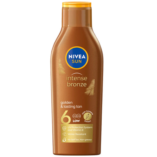 Nivea | Sun Carotene Tanning Sun Lotion, Vitamin E, SPF 6 | 200ml