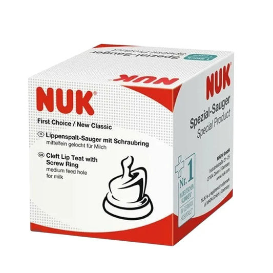 NUK | First Choice Cleft Lip Teat with Screw Ring | 1 Pc
