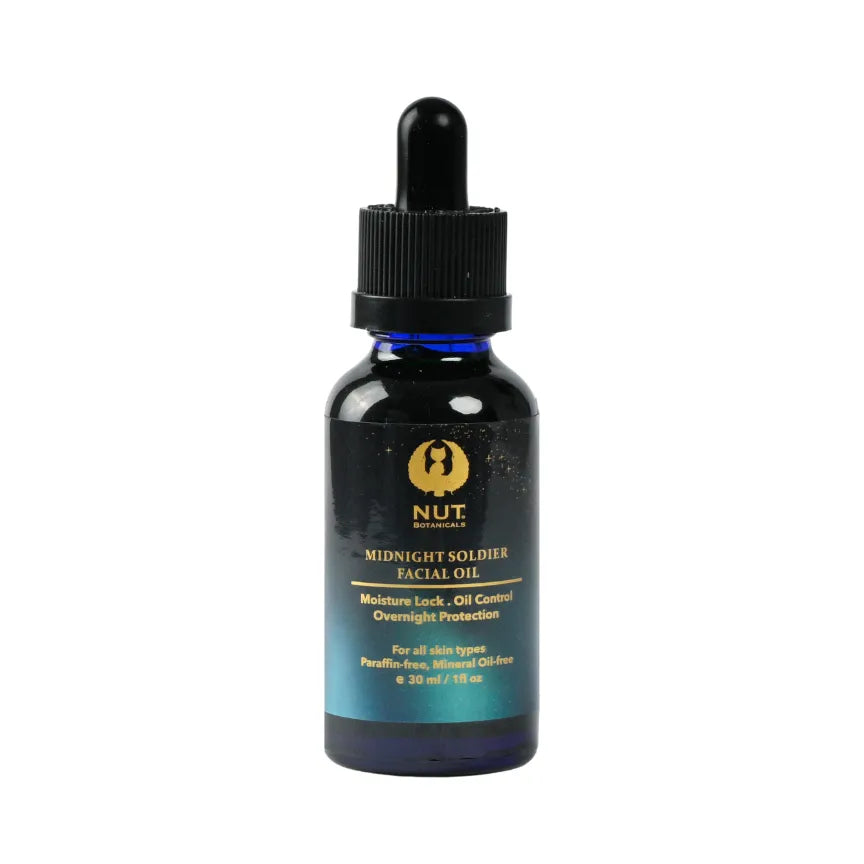 NUT Botanicals | Midnight Soldier Dry Face Oil Serum | 30ml