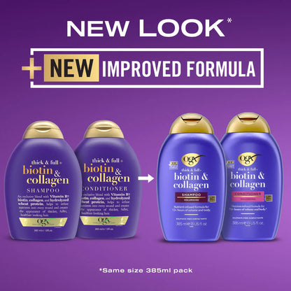 OGX Biotin and Collagen Conditioner 385ml comparison image
