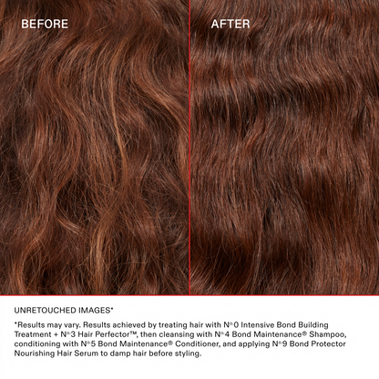 OLAPLEX No.0 Intensive Bond Building Treatment before and after smoothness