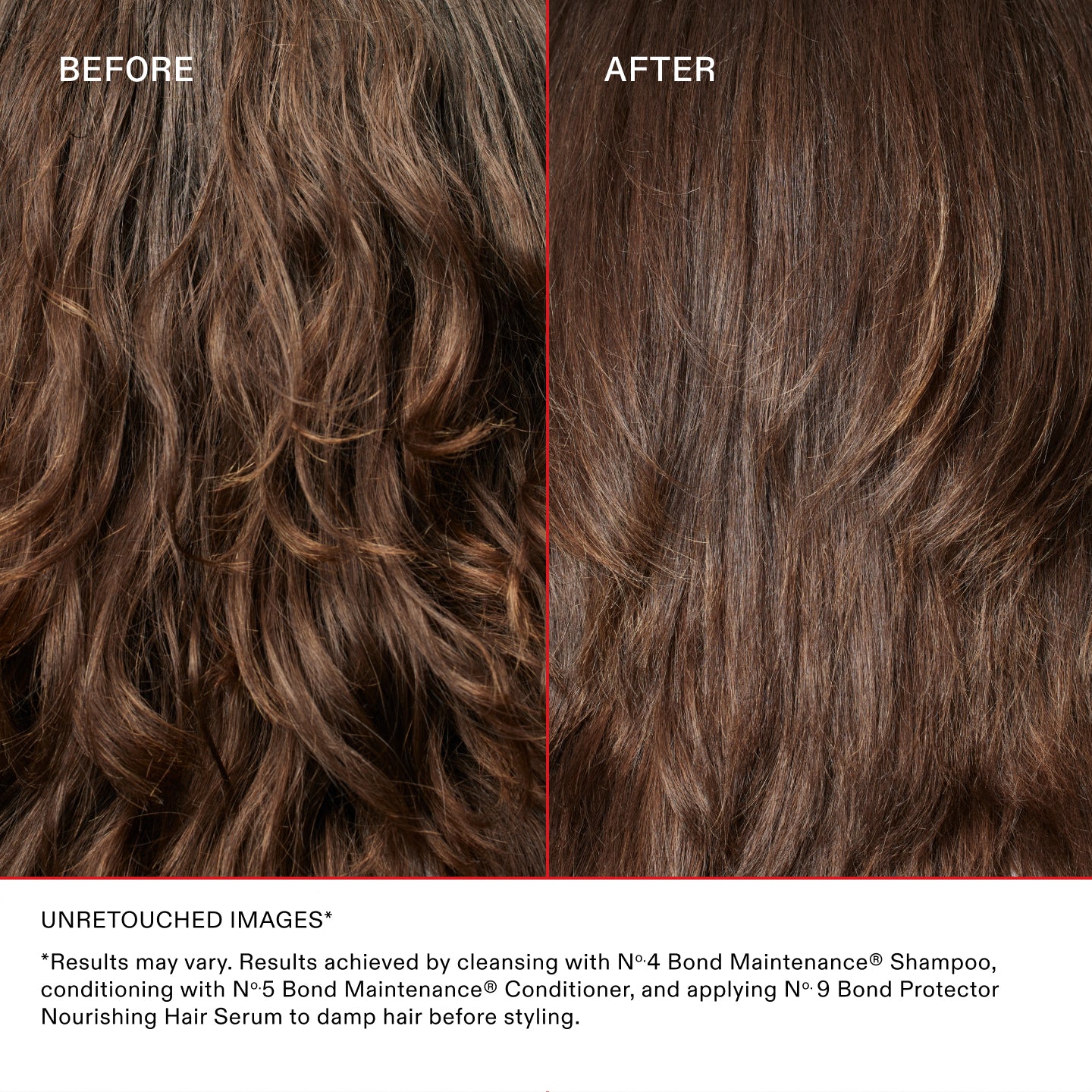 OLAPLEX No.5 Bond Maintenance Conditioner before and after result