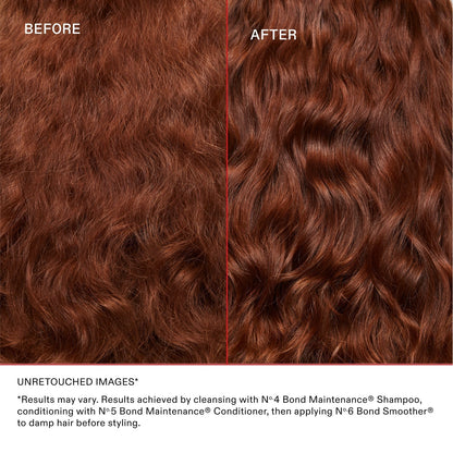 OLAPLEX No.6 Bond Smoother before and after result