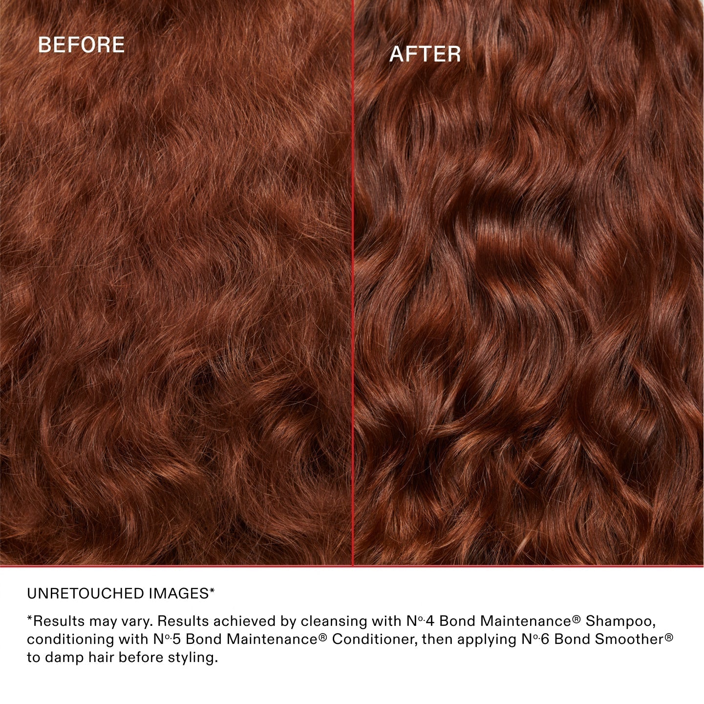 OLAPLEX No.6 Bond Smoother before and after result