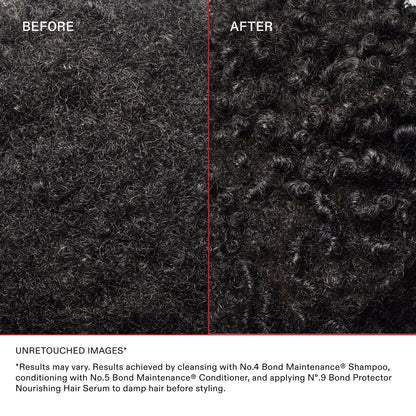 OLAPLEX No.9 hair result on wavy hair