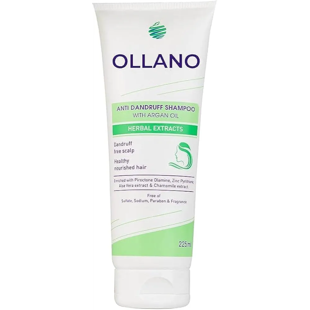 Ollano | Anti-Dandruff Shampoo with Argan Oil | 225ml