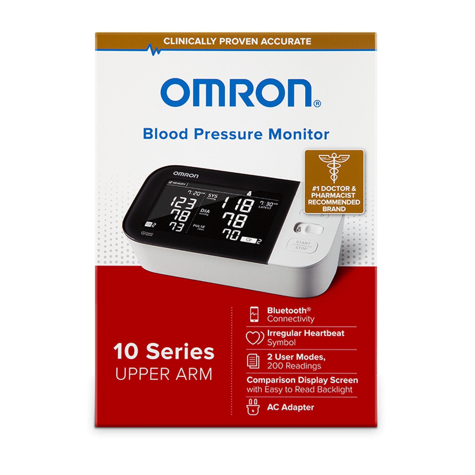 OMRON 10 Series BP7450 retail box