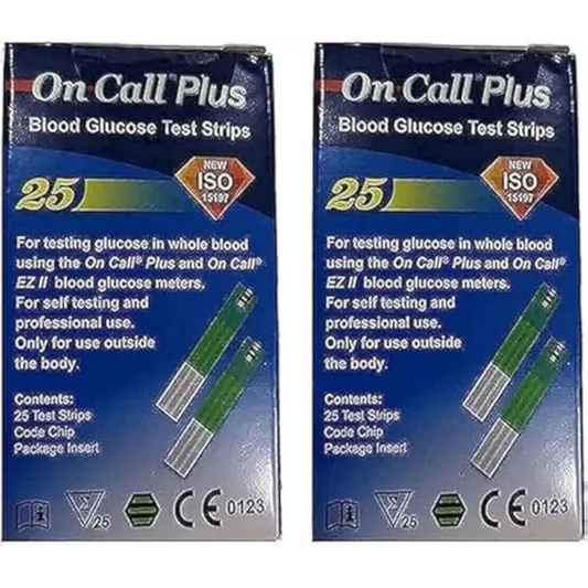 On call plus | Blood Glucose testing strips | 50Strips