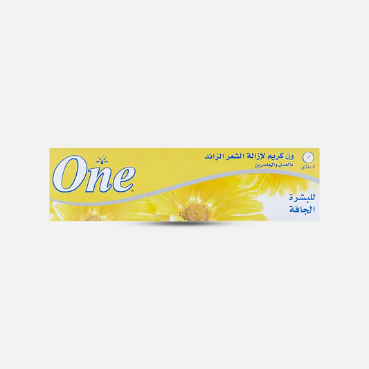 One | Hair Removal Cream Enriched with Honey & Gylcerin for Dry Skin | 40gm