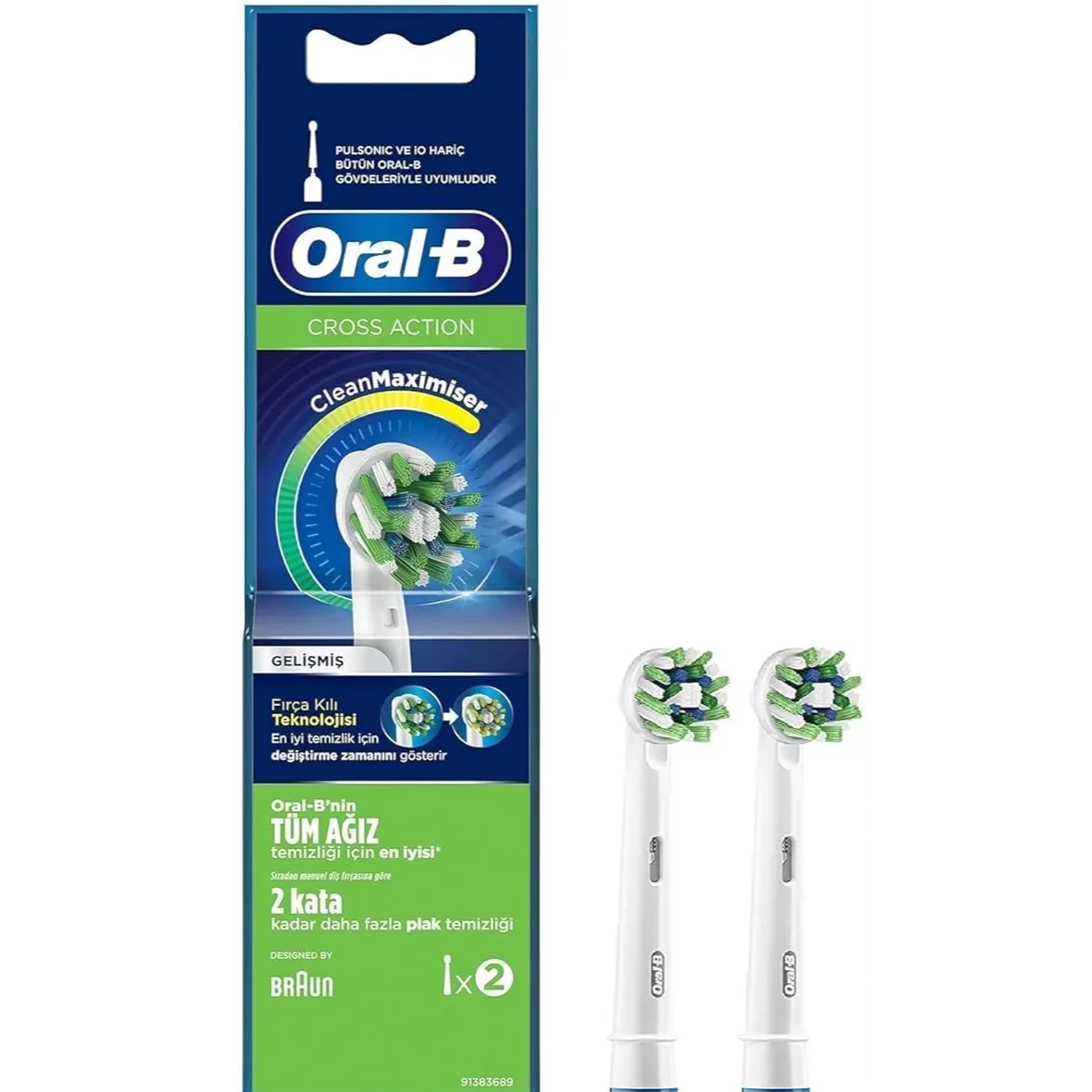 Oral-B | Cross Action Electric Toothbrush Replacement