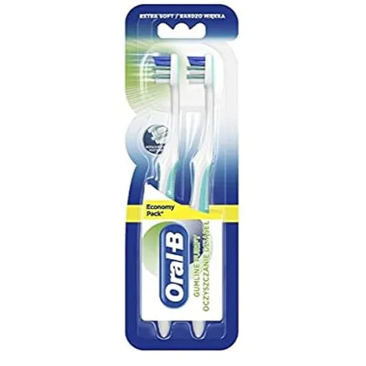 Oral B | OM300 Gumline Purify Interdental Extra Soft Toothbrush | 2 Pcs | 25% Off
