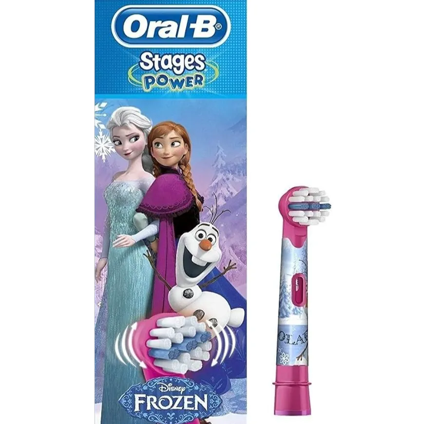 Oral-B | Stages Kids Frozen Replacement Toothbrush Heads Powered by Braun