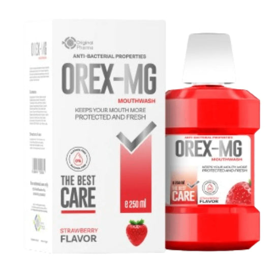 Orex-M g | Mouth Wash Strawberry | 250ml
