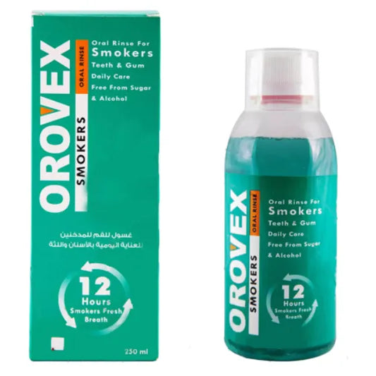 Orovex | Smokers' Mouth Wash for Daily Care of Teeth and Gums | 250ml