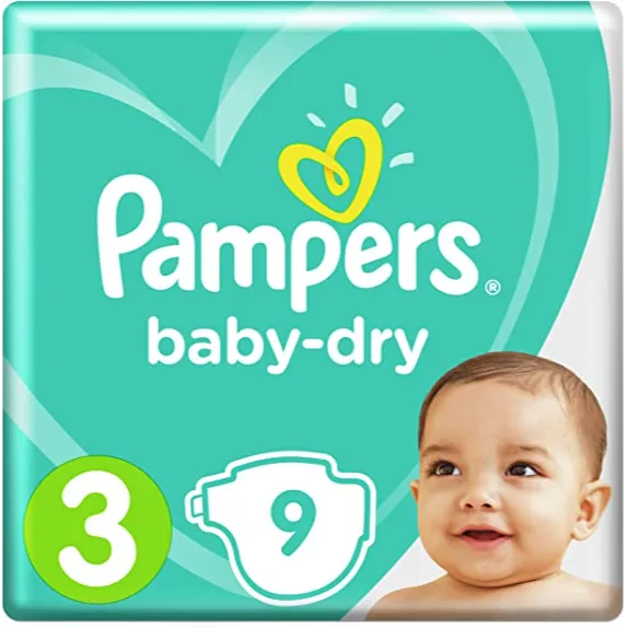 Pampers | Diapers Baby Dry Midi Size 3 | 9 Pcs