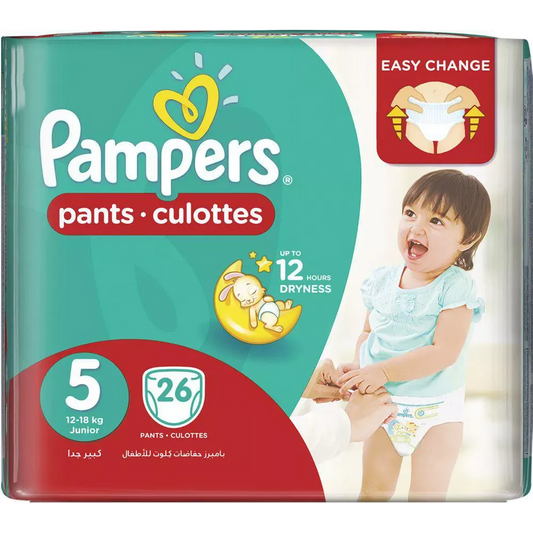 Pampers | Diapers Pants Junior Size 5 | 26 Pcs