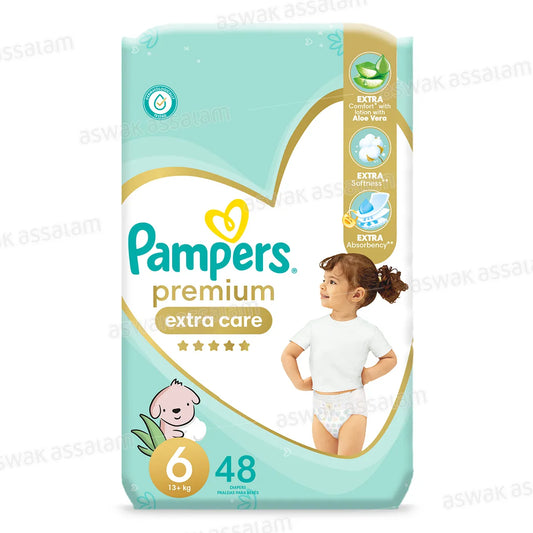 Pampers | Premium Extra Care Size 6 | 48 Pcs