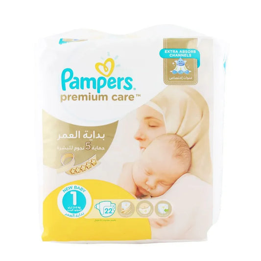 Pampers | Premium Care Size 1 New Born | 22 Pcs