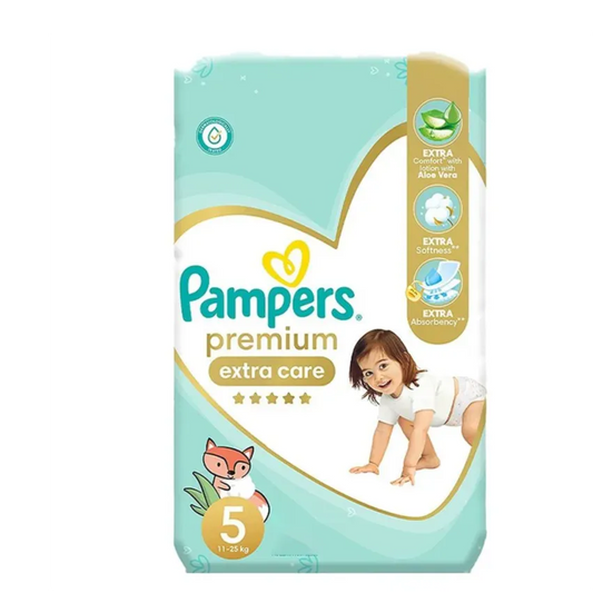 Pampers | Premium Extra Care Size 5 Diapers | 68 Pcs