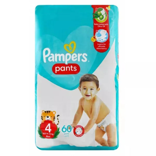 Pampers | Pants Lotion with Olive Oil Size 4 | 60 Pcs