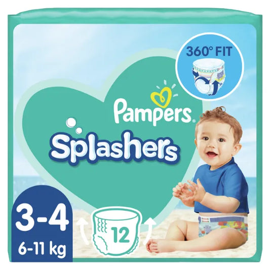 Pampers | Splashers 3-4 (6-11 Kg) | 12 Pcs