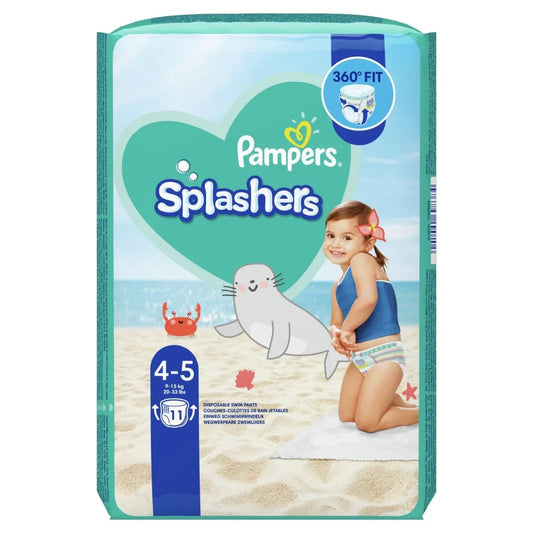 Pampers | Splashers Swim Pants Size 4 - 5 | 11 Pcs