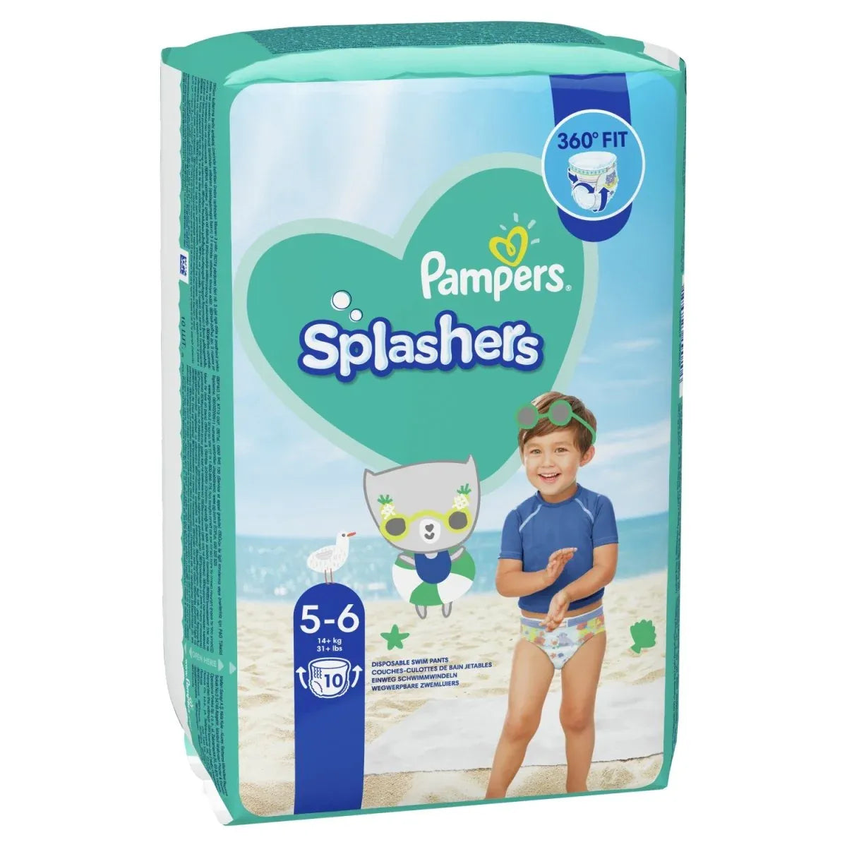 Pampers | Swim Nappies Splashers Size 5-6 | 10 Pcs