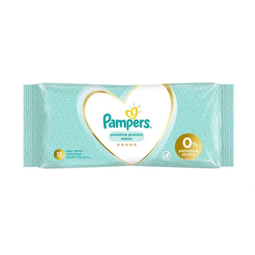 Pampers | Wipes Sensitive | 12 Pcs