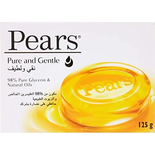 Pears | Pure & Gentle Soap Bar with Natural Oils 98% Pure Glycerin | 125gm