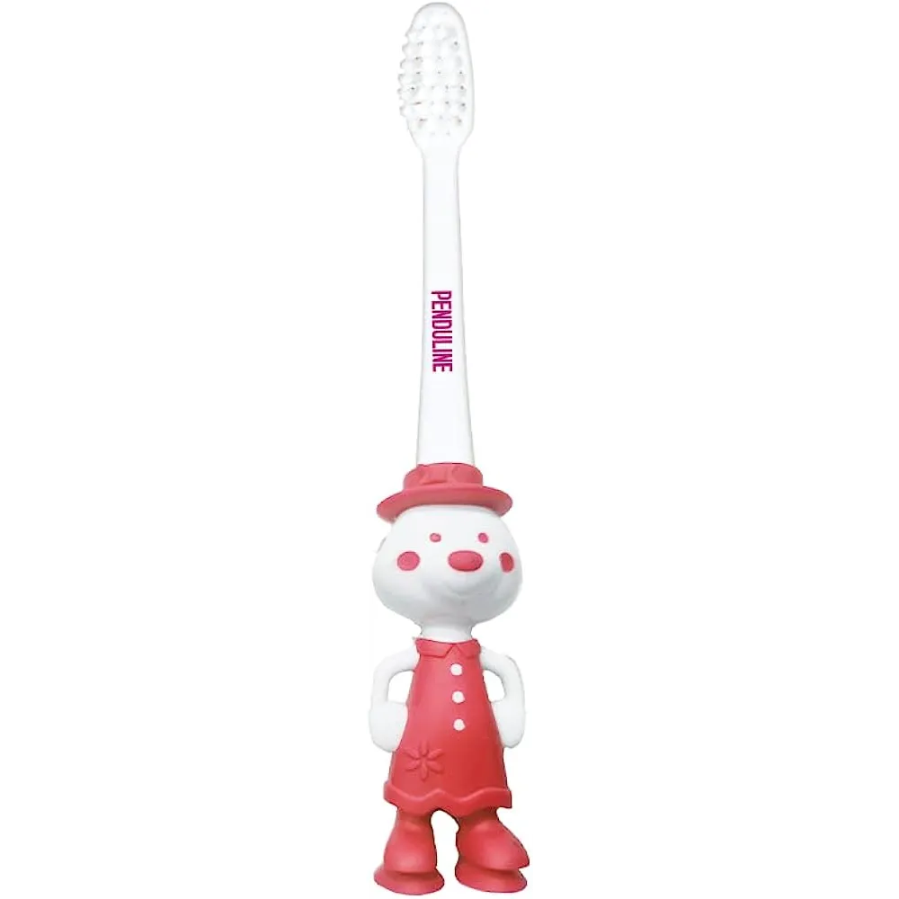 Penduline | Red and White Kids Toothbrush