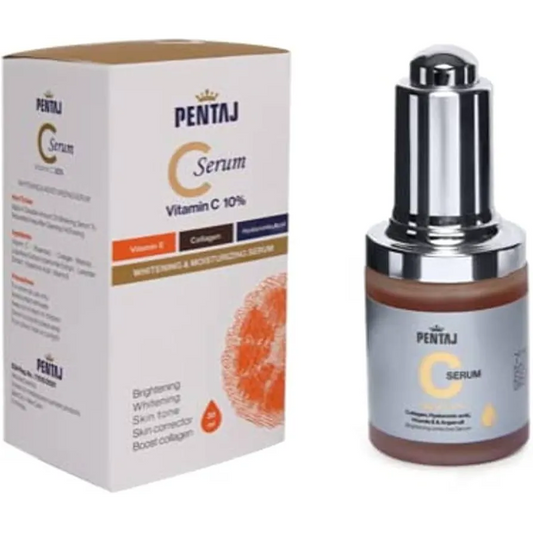 Pentaj C | Whitening & Moisturizing Face Serum with Vitamin C | 30ml