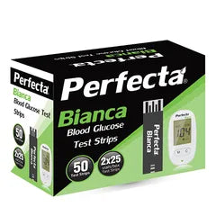 Perfecta Bianca | Blood Glucose Test Strips | 50 Strips