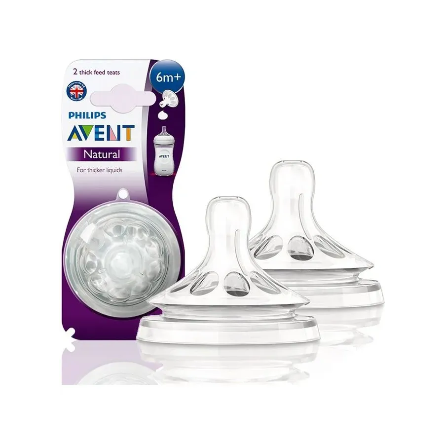 Philips | Avent Natural Thick Feed Teats | 2 Pcs