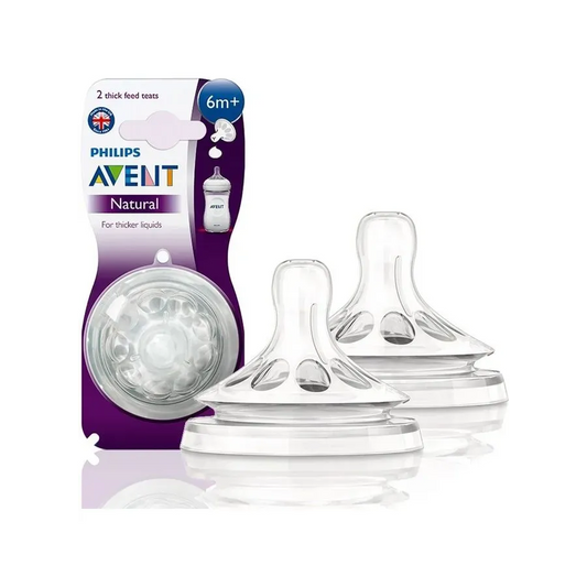 Philips | Avent Natural Thick Feed Teats | 2 Pcs