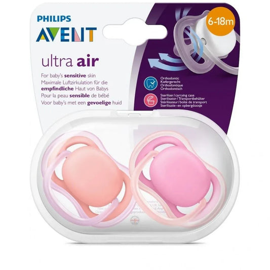 Philips | Avent Ultra Air Soother from 6-18M | 2 Pcs