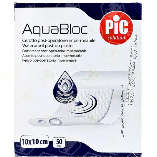 Pic Aquabloc Water Proof Plaster 10 x 10cm | 50 Pcs