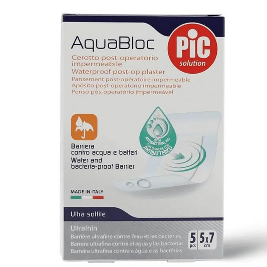 Pic | Aquabloc W.Proof Plaster 5X7Cm | 100Pcs