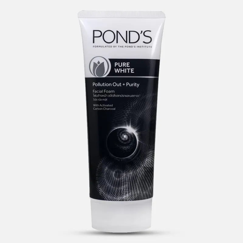 Ponds | Pure White Pollution Out Purity Facial Foam | 100gm