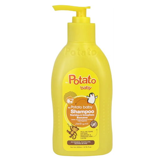 Potato | Baby Shampoo Nourishes & Strengthens Parapen Free With Banana | 200ml